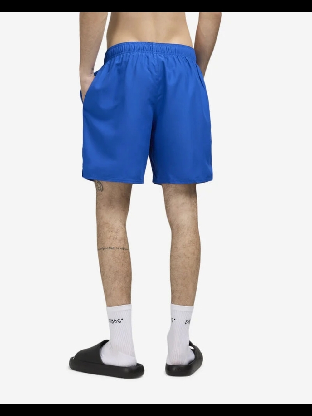 Men's Nike Swim Stack 7 inch Shorts in Game Royal - Picture 2 of 7